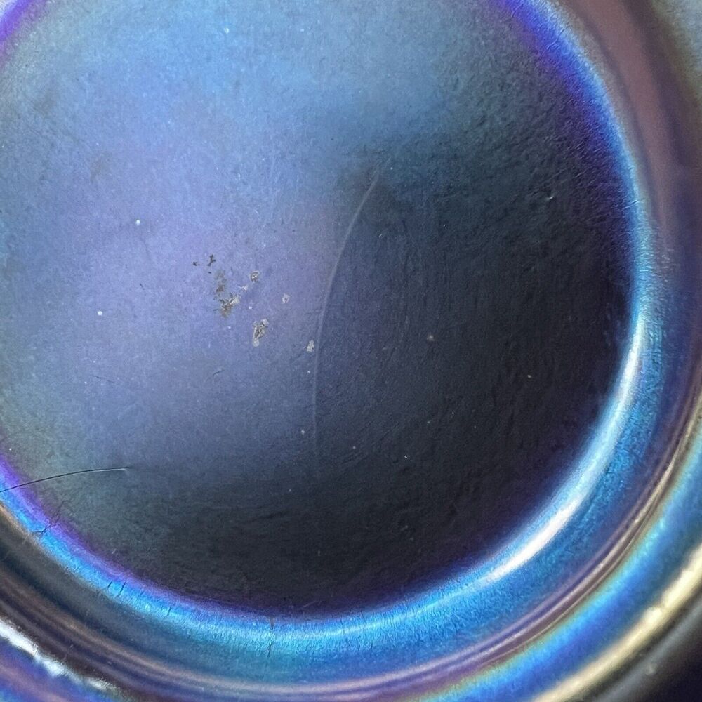 Iridescent Glass Art Bowl - Picture 7 of 9
